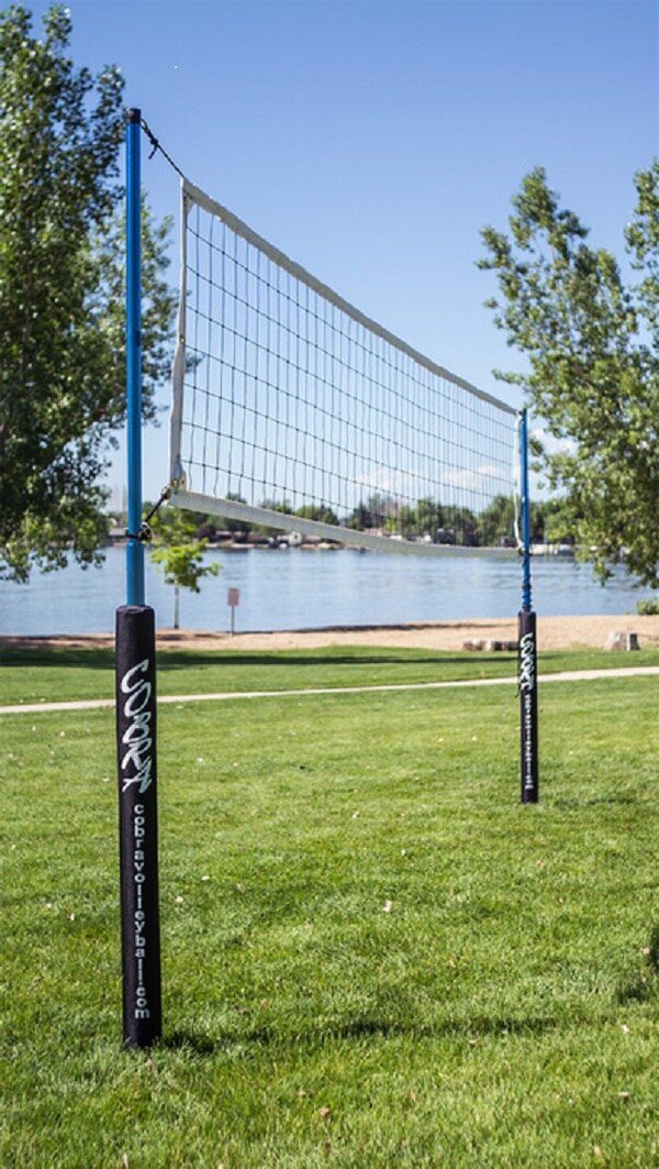 A volleyball net system by Cobra Net Systems